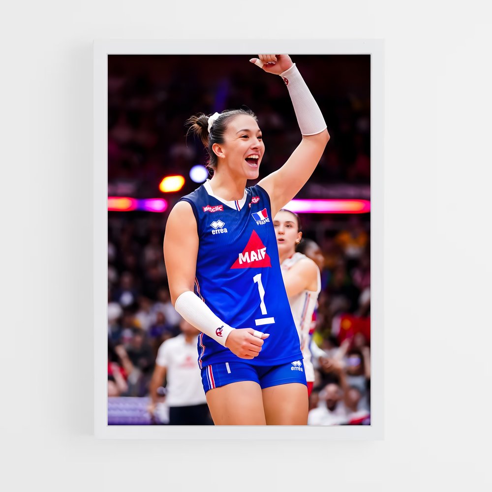 Poster Cheer for Victory – affiche Volleyball (vue 3)